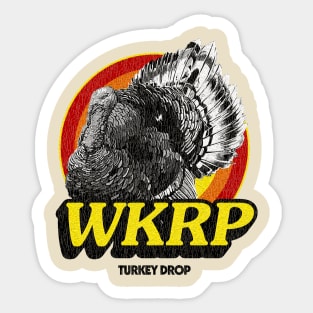 wkrp turkey drop Vangogh Sticker